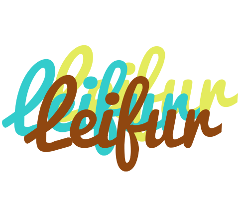 Leifur cupcake logo