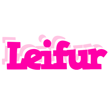 Leifur dancing logo