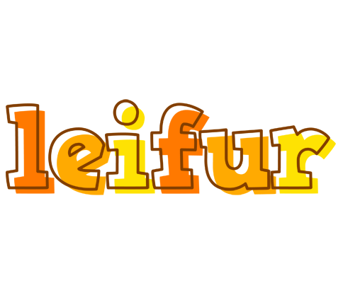 Leifur desert logo