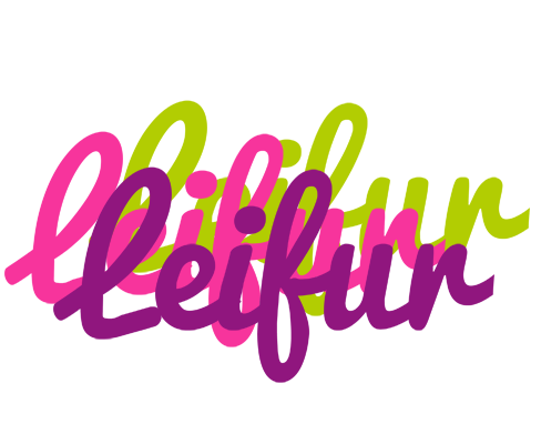 Leifur flowers logo