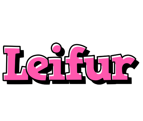 Leifur girlish logo