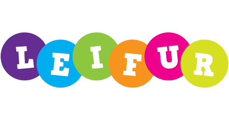 Leifur happy logo