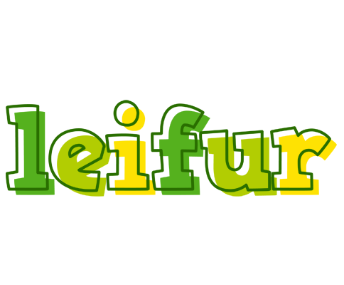 Leifur juice logo