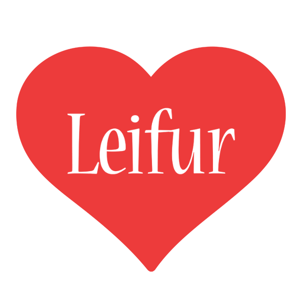 Leifur love logo
