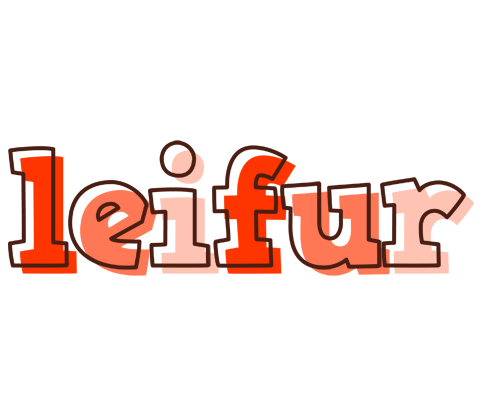 Leifur paint logo