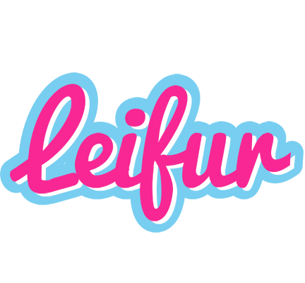 Leifur popstar logo