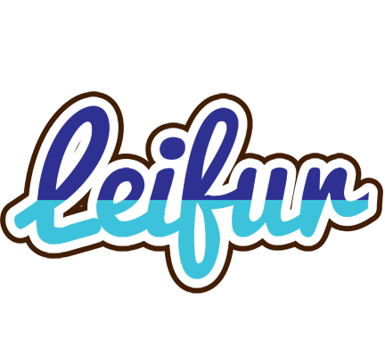 Leifur raining logo