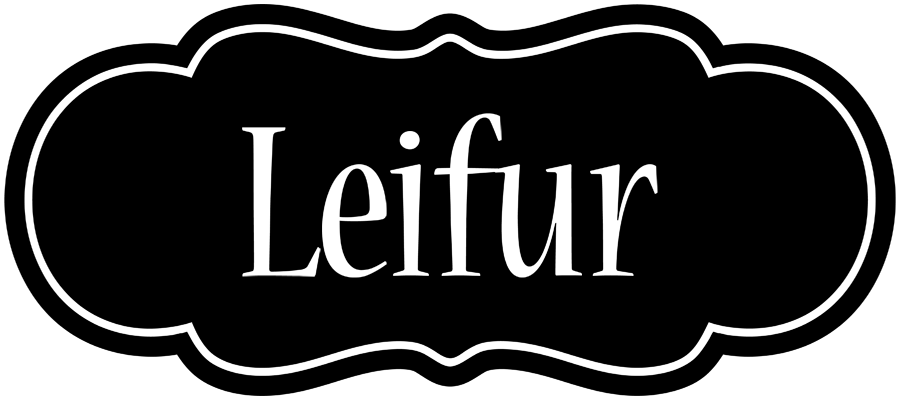 Leifur welcome logo
