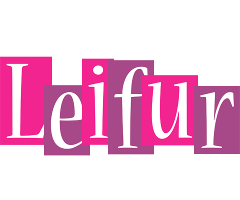 Leifur whine logo