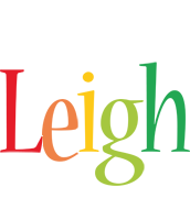 Leigh birthday logo