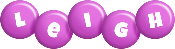 Leigh candy-purple logo