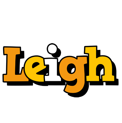 Leigh cartoon logo