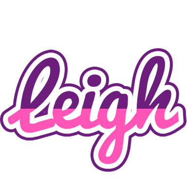 Leigh cheerful logo