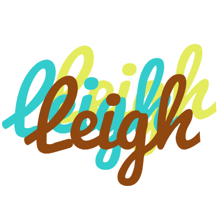 Leigh cupcake logo