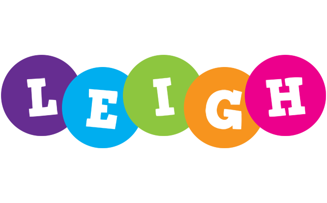 Leigh happy logo