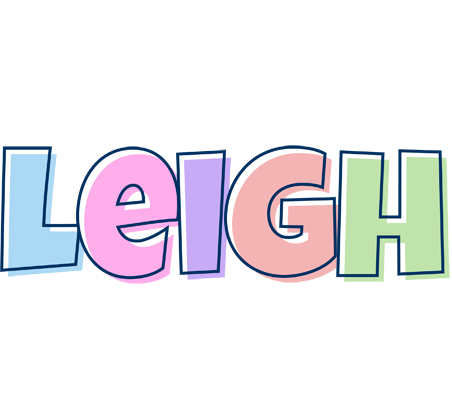 Leigh pastel logo