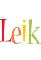 Leik birthday logo