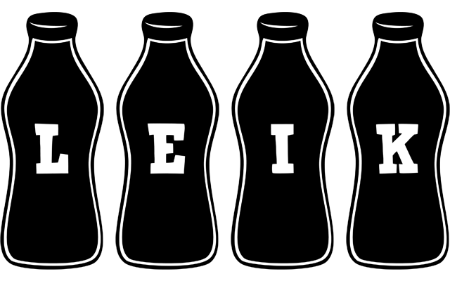 Leik bottle logo