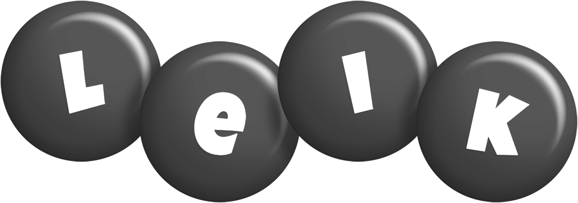 Leik candy-black logo