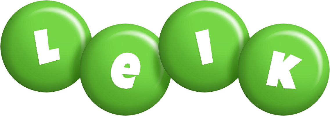 Leik candy-green logo