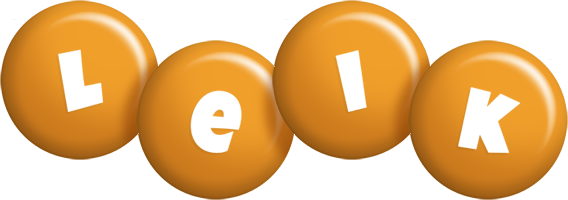 Leik candy-orange logo