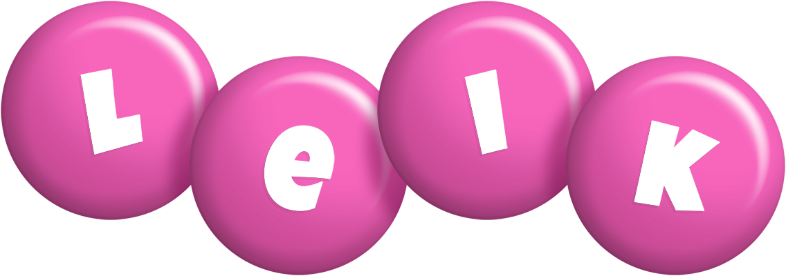 Leik candy-pink logo
