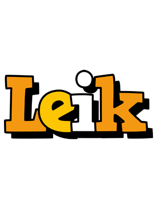 Leik cartoon logo