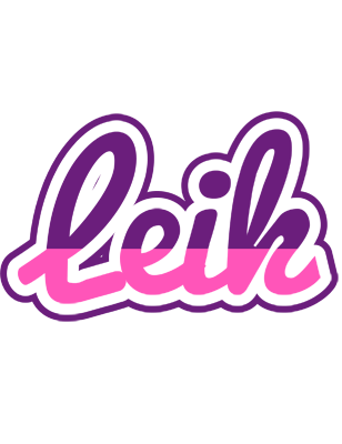 Leik cheerful logo