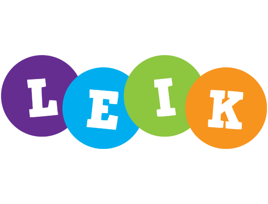 Leik happy logo