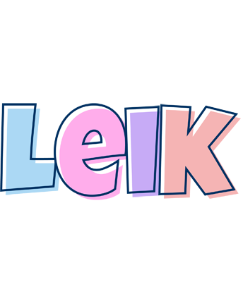 Leik pastel logo