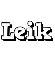 Leik snowing logo