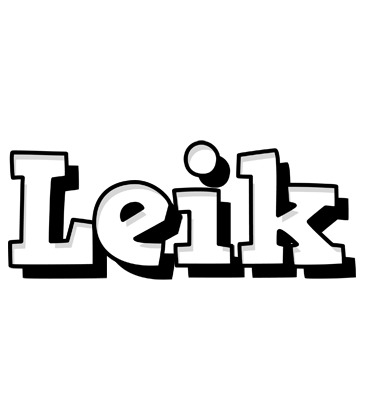 Leik snowing logo