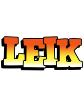 Leik sunset logo