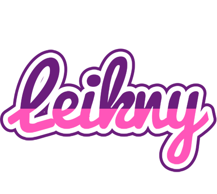 Leikny cheerful logo