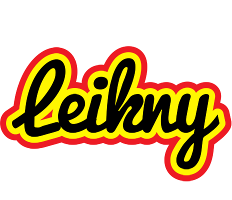 Leikny flaming logo