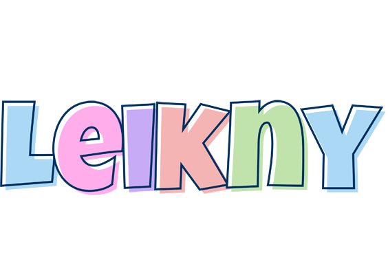 Leikny pastel logo