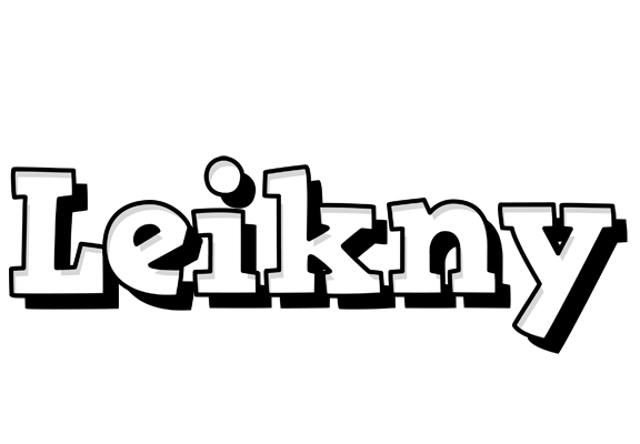 Leikny snowing logo