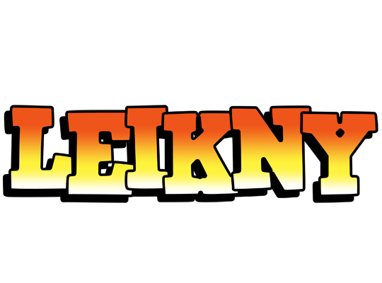 Leikny sunset logo