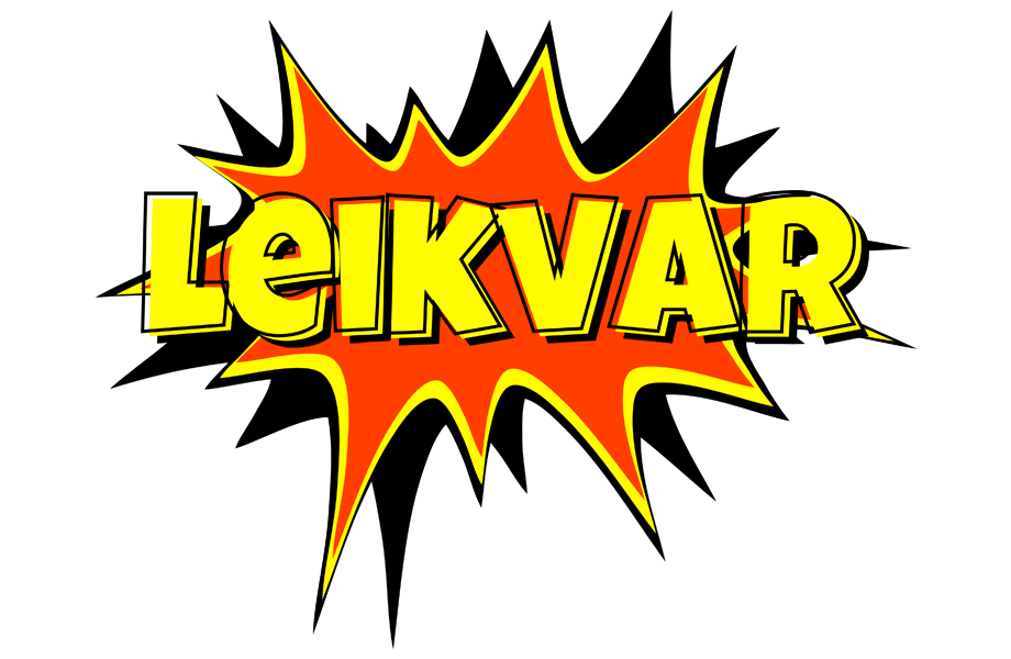 Leikvar bazinga logo