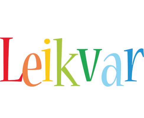 Leikvar birthday logo