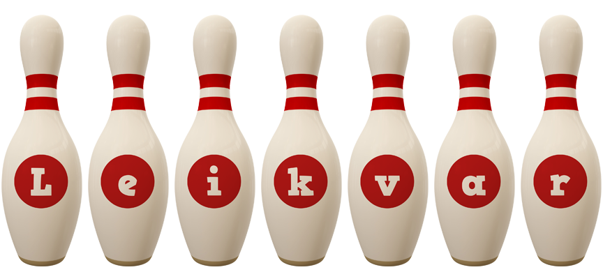 Leikvar bowling-pin logo