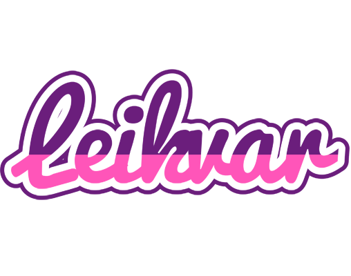 Leikvar cheerful logo