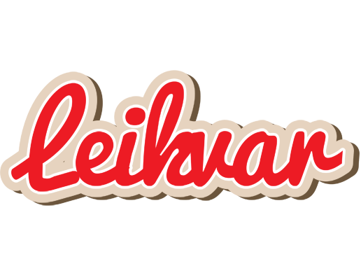 Leikvar chocolate logo