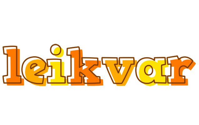 Leikvar desert logo