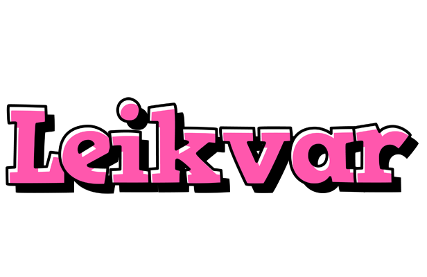 Leikvar girlish logo