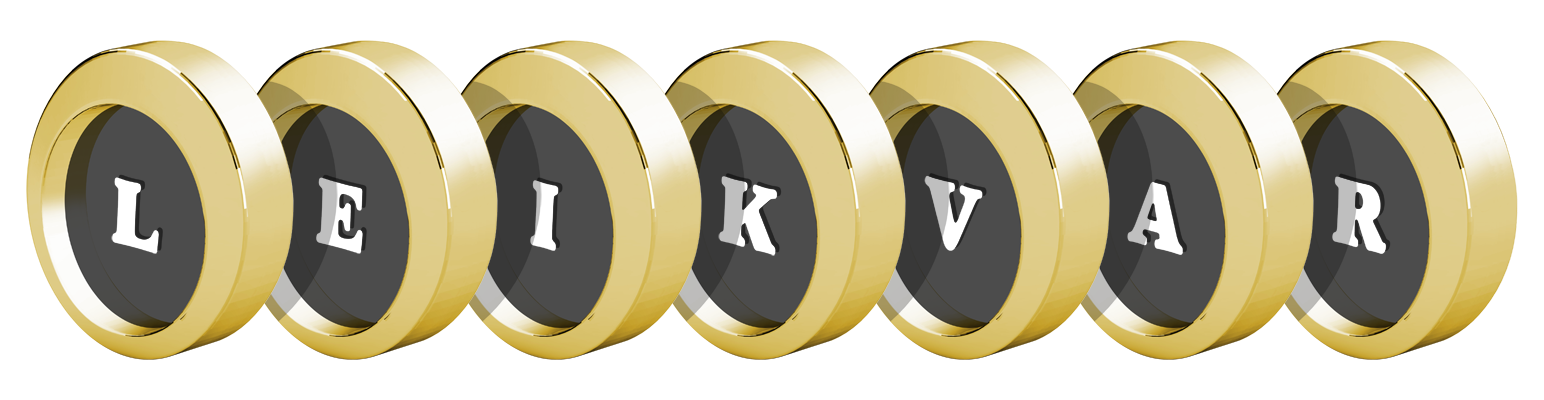 Leikvar gold logo