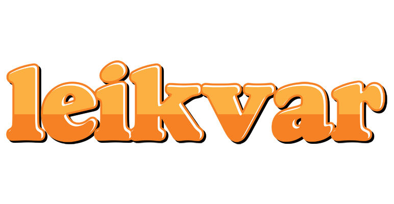 Leikvar orange logo