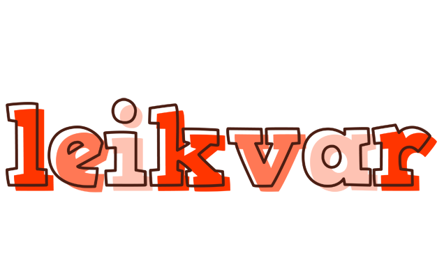 Leikvar paint logo