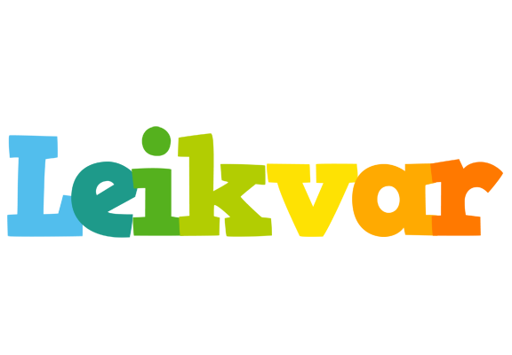Leikvar rainbows logo