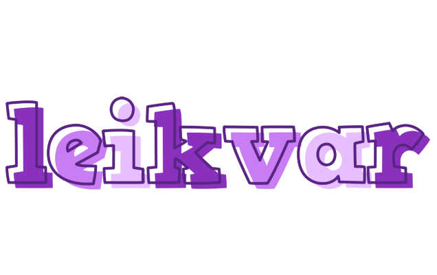 Leikvar sensual logo